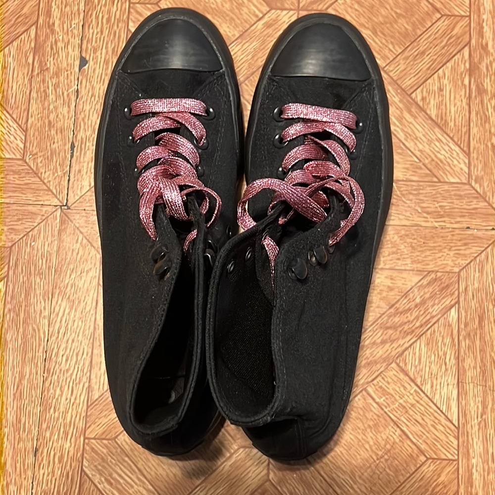 COPY - All black high top converse